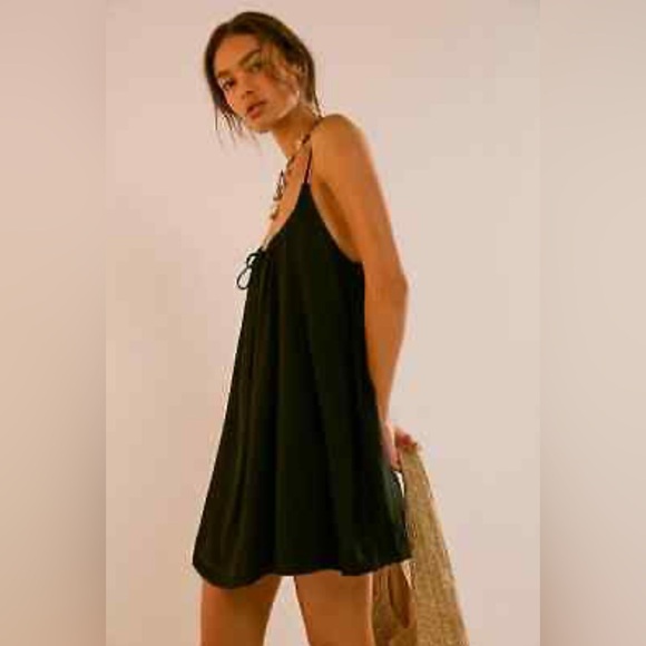 Free People Dresses & Skirts - NWOT L Free People Rae Mini Dress in Black